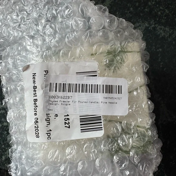 SOLD SOLD SOLD Thymes Frasier Fir Aromatic Candle - White 6.5 oz. New - Picture 5 of 5